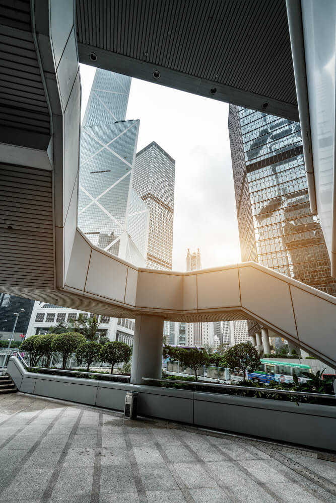 street-view-hong-kong-glass-skyscrapers